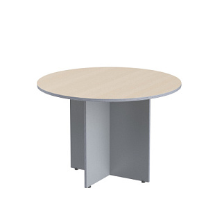 Imago ПРГ-1 Стол круглый D -1100х755 Клен/Металлик