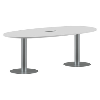 Imago ПРГ-3 Конференц-стол на 6-8 человек  2200х1100х750 Белый