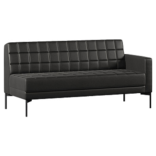 CHAIRMAN ЭЛИФ Секция с подлокотником трехместная левая 1850х800х840 