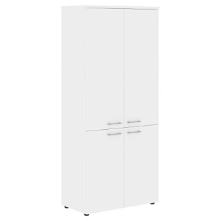 Xten XHC 85.3 Шкаф с глухими средними и малыми дверьми 856х432х1955  Белый