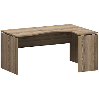 Аргентум НТ-060 ПР Стол эргономичный правый 1600х1100х750 Дуб сафари