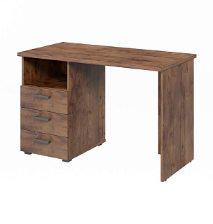 Lemo L-27 Стол письменный на опорной тумбе 1150х590х750 Таксония шоколадная