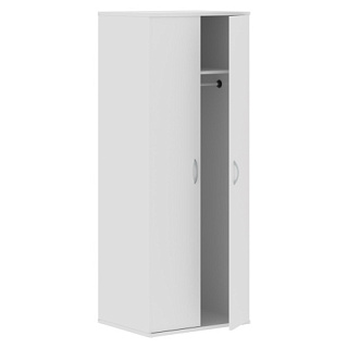 Imago ГБ-2.1 Гардероб с выдвижной штангой и полками 770х580х1975 Белый
