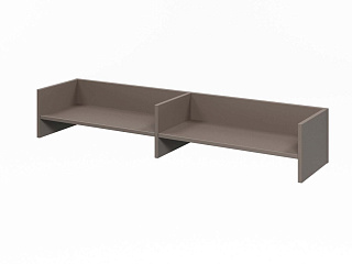 Lemo L-064 Надставка на тумбы 1408х330х244 Трюфель