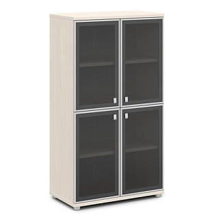 Vasanta V-669 Шкаф со стеклом в алюминиевом профиле 820*440*1490 Дуб Кобург