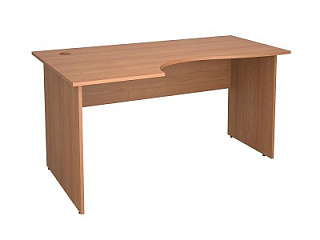 42.46 Стол эргономичный левый 150*90*75 Миланский орех
