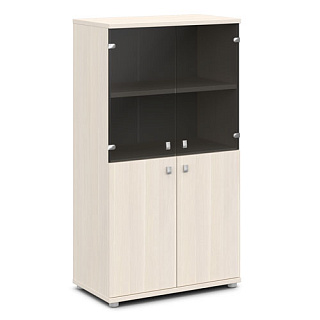 Vasanta V-664 Шкаф со стеклом 820*440*1490 Дуб Кобург