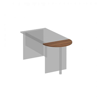 Комфорт К.202 ОФ Приставка к столу без опоры (75x40x2.5)