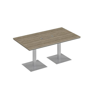 City СИ 150 ДС АР Стол для переговоров на квадратных опорах-колоннах (180x90x75) 20*