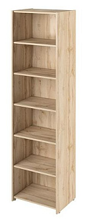 Саньяна N-64 Стеллаж высокий узкий 600*440*2176 Дуб Вотан