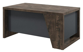 Торстон T-116 пр Стол руководителя прямой 1600*900*750 Дуб Бунратти/Антрацит 