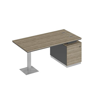 City СИ 103 ДС АР ДС Стол руководителя на опорной тумбе (180x90x75)