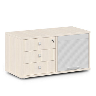 Vasanta V-212 Тумба приставная греденция жалюзи 1080*506*560 Дуб Кобург