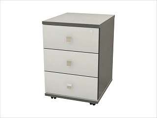 Визит-5 Тумба мобильная 400*450*600 Серый/Антрацит