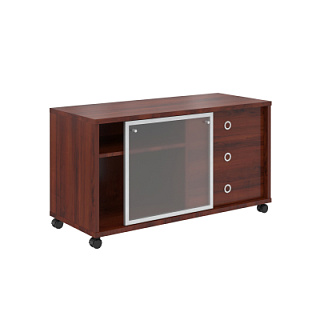 Born B 202.2 Тумба мобильная 1200х500х660 Бургунди