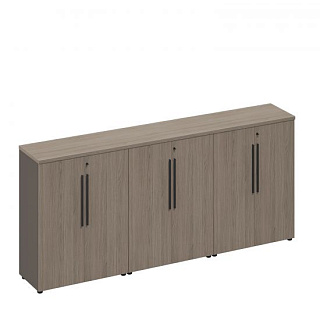 U.rus РС 308 ДЧ/ЛС Шкаф для документов закрытый средний (стенка из 3 шкафов) (271x46x121) Дуб виченц