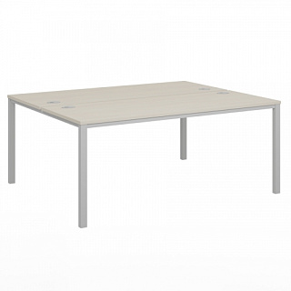 Vasanta VL-43 Стол - тандем на металлокаркасе 1800*1432*750 Дуб Кобург