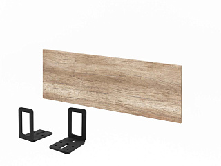 Lemo L-058-1 Экран настольный ЛДСП 1200х18х400 Дуб Каньон