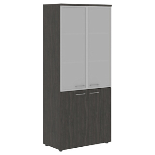 Xten XHC 85.7 Шкаф комбинированный с дверьми в AL и топом 856х432х1955  Дуб Юкон Модерн