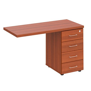 Патриот ПТ 767 Брифинг-приставка боковая на опорной тумбе с центральным замком с доводчиками(120x60x