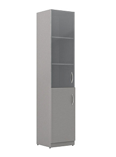 Simple SR-5U.2(L/R) Шкаф колонка комбинированая 386х375х1815 Серый