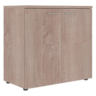 Xten XLC 85.1 Шкаф с глухими малыми дверьми и топом 856х432х820 Дуб Сонома