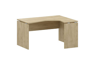 Аргентум НТ-040.ПР Стол эргономичный правый 1400x1100x750 Баттл рок