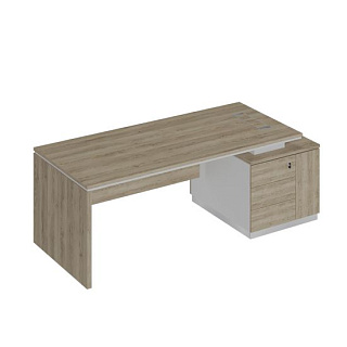 City СИ 112 ДС БП ДС Стол опора ДСП на опорной тумбе (218x90x75)