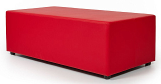 CHAIRMAN ОПТИМА Пуф прямоугольный 1300х650х440 Экокожа EUROLINE, рогожка TWIST