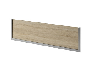 Инновация I-056 Экран к столу на металлокаркасе 1350*32*370 Дуб Сонома/Антрацит