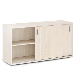 Vasanta V-78 Шкаф-купе низкий с замком и 4 полками 1432*440*750 Дуб Кобург