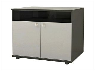 Визит-5 Тумба под оргтехнику 800*500*650 Серый/Антрацит