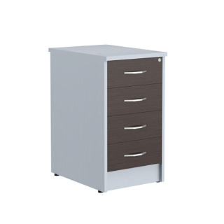 Imago ТП-4.1А Тумба приставная 412х600х753 Венге Магия/Металлик       