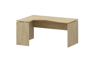 Аргентум НТ-060 Л Стол эргономичный левый 1600х1100х750 Баттл рок