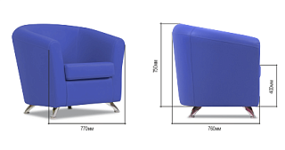 Кресло офисное Менеджер 770*400*750