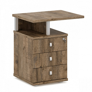 Vasanta V-232/V-242 Тумба приставная с замком 670*524*750 Дуб Самдал