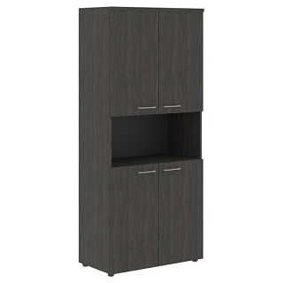 Xten XHC 85.4 Шкаф с 2-мя комплектами глухих малых дверей и топом 856х432х1955  Дуб Юкон Модерн