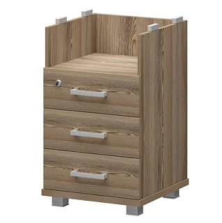 Аргентум НТ-320 Корпус тумбы приставной 440x450x750 Дуб сафари