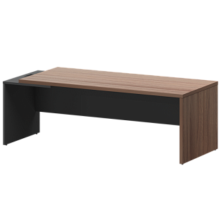 КОРТЕЗ КZ-22 L/R Стол руководителя лев/пр 2200х900х750 Шимо темный/Графит