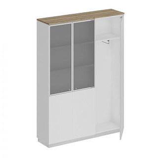 City СИ 310 ДС БП БП/ХР Шкаф комбинированный с гардеробом (150.2x40x203.4)