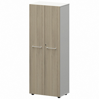 Кортез KZS-46 Шкаф для одежды 598х380х1595 Кронберг/Белый