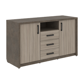 Wood&Stone СФ-532101 Греденция 1577х547х907 Дрифтвуд/Бетон Чикаго темный