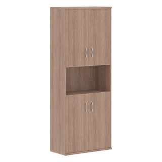 Imago СТ-1.5 Шкаф с двумя комплектами глухих малых дверей 770*365*1975 Ясень шимо