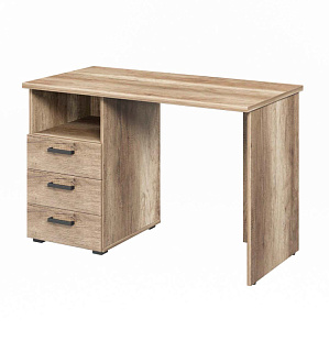 Lemo L-27 Стол письменный на опорной тумбе 1150х590х750 Дуб Каньон