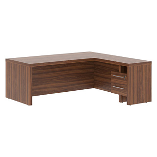 Zenn ZCT 2019H.А (L/R) Стол руководителя 2000х1900х750 Орех Даллас