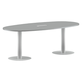 Imago ПРГ-3 Конференц-стол на 6-8 человек  2200х1100х750 Металлик