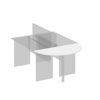 Комфорт К.207 БП Приставка к столу без опоры (123.5x60x2.5)