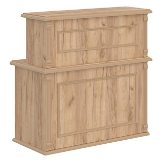 Raut RMS 120 Стойка ресепшен 1200х600х1200 Дуб Бофорд