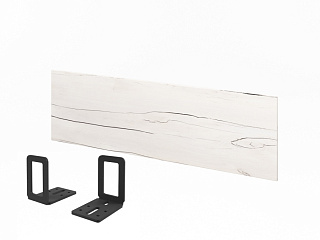 Lemo L-059-1 Экран настольный ЛДСП 1350х18х400 Таксония айвори