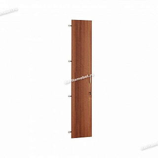 62.67 Дверь ЛДСП 5 секций с замком лев 370х1970 Орех пегас